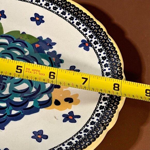 Pioneer Woman Floral Stoneware 8.25 Inch Set Of 3 Dessert Salad Plates - Picture 5 of 11